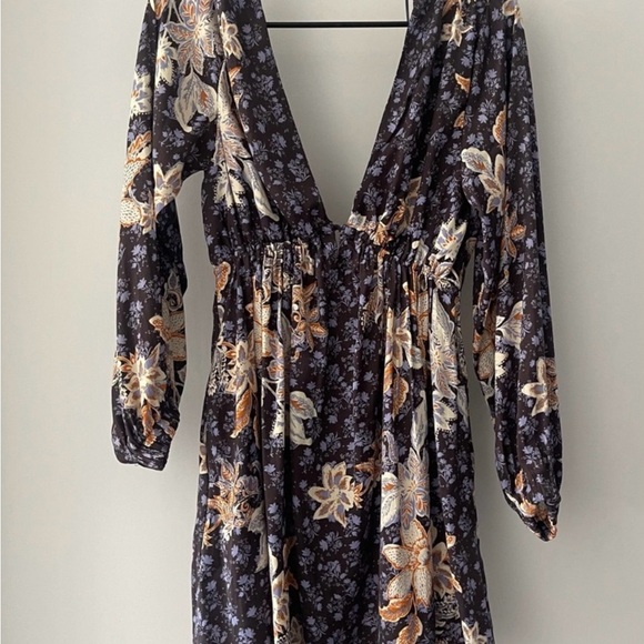 Free People Soli Long Sleeve Dress - - Picture 4 of 5